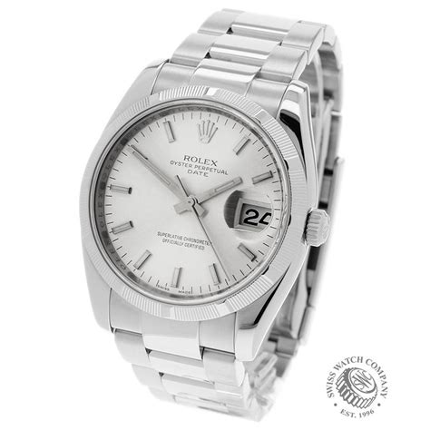 rolex watch oyster perpetual date 115210|rolex oyster perpetual fluted bezel.